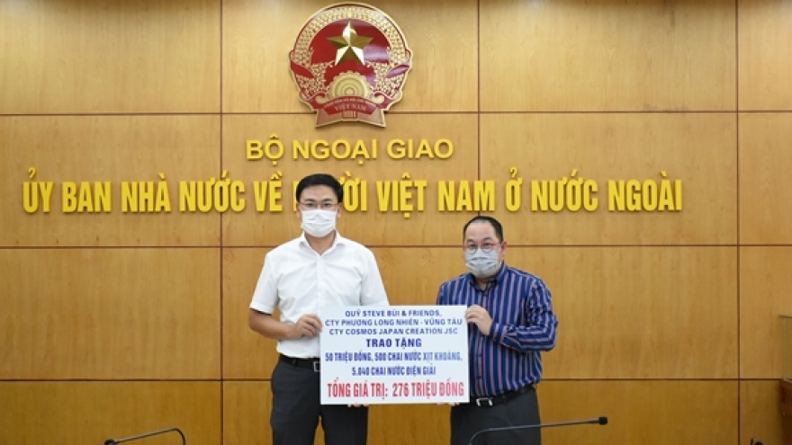 Overseas Vietnamese supports domestic COVID-19 fight