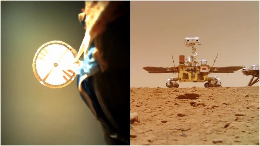Trung Quốc công bố âm thanh và những thước phim ấn tượng trên sao Hỏa