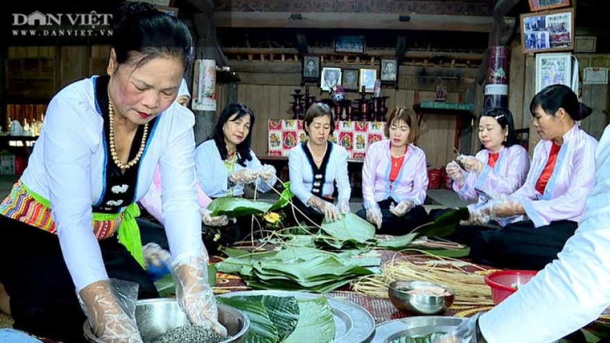 Medicinal Chung cakes, unique dish of Muong people in Phu Tho