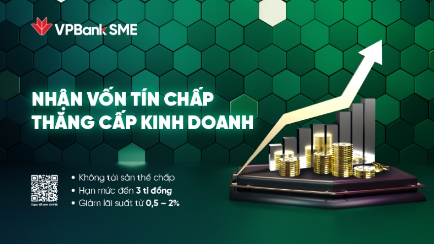 VPBank giảm tới 2% lãi suất, tăng hạn mức vay tín chấp lên 3 tỷ đồng hỗ trợ SME