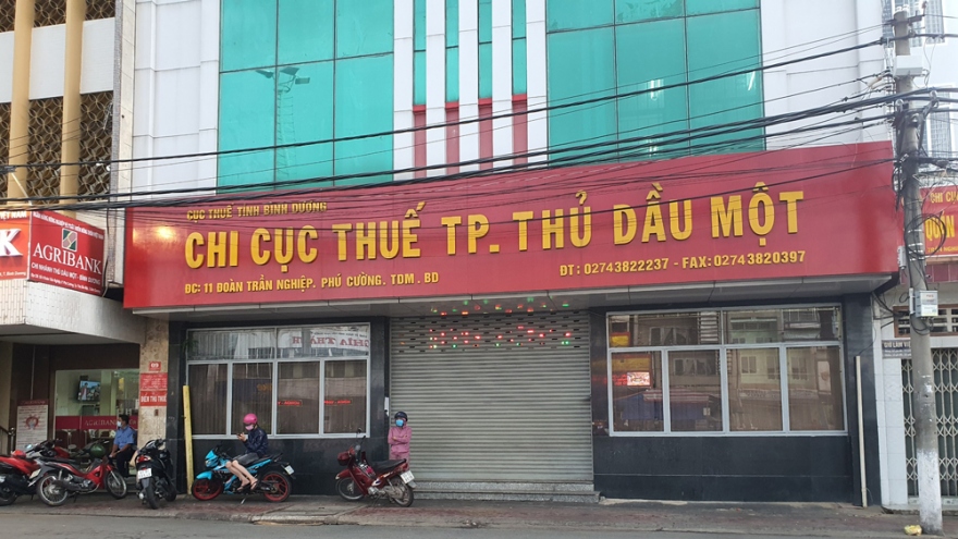 Bình Dương gỡ bỏ phong toả Chi Cục thuế Thủ Dầu Một