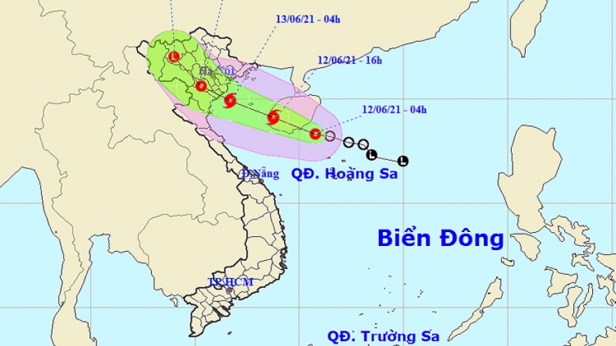 Tropical low depression to strengthen into storm, threaten northern Vietnam
