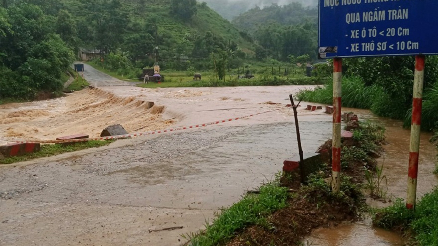 Mưa lớn ở Lai Châu gây ngập úng nhiều tuyến quốc lộ, tỉnh lộ