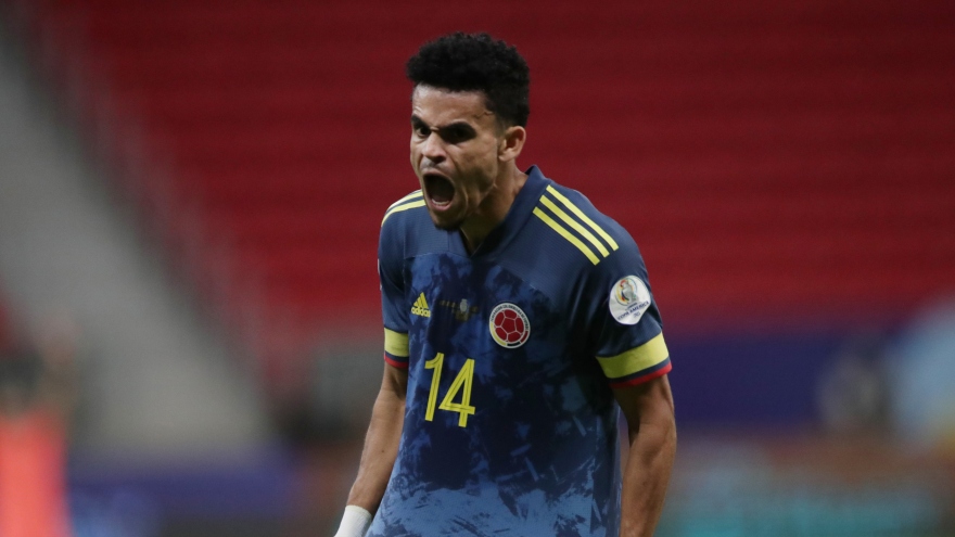 Siêu phẩm ở phút 90+3 giúp Colombia giành hạng Ba ở Copa America 2021