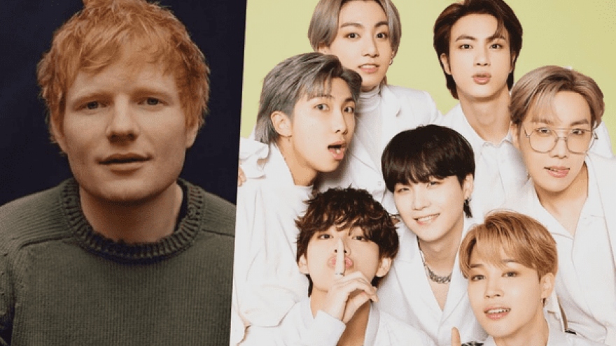 BTS tiết lộ ca khúc hợp tác với Ed Sheeran