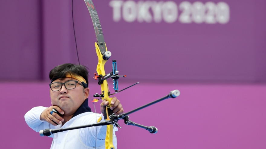 Bắn 10 điểm không trượt phát nào, cung thủ Hàn Quốc gây "sốt" ở Olympic Tokyo