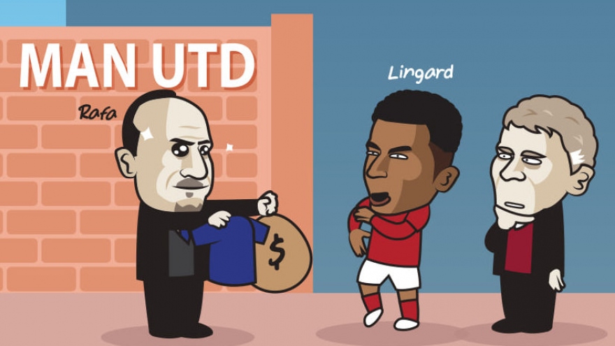 Biếm họa 24h: Everton muốn "cướp" Lingard khỏi MU