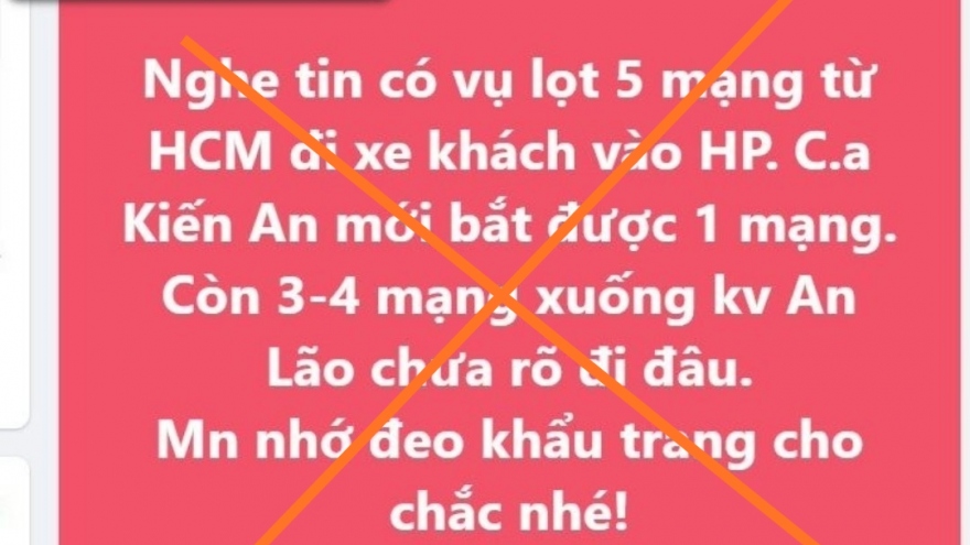 Hải Phòng xử phạt 12,5 triệu đồng chủ Fanpage thông tin sai sự thật về dịch Covid-19