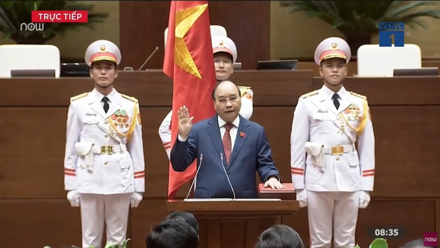 Chủ tịch nước Nguyễn Xuân Phúc tuyên thệ và phát biểu nhậm chức