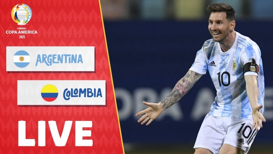 Xem trực tiếp Argentina vs Colombia bán kết Copa America 2021