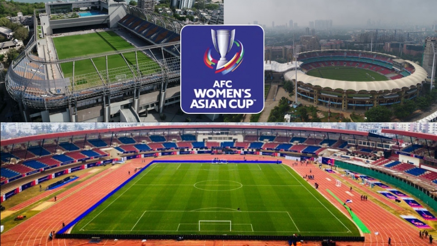 AFC công bố địa điểm thi đấu mới của VCK Asian Cup nữ 2022