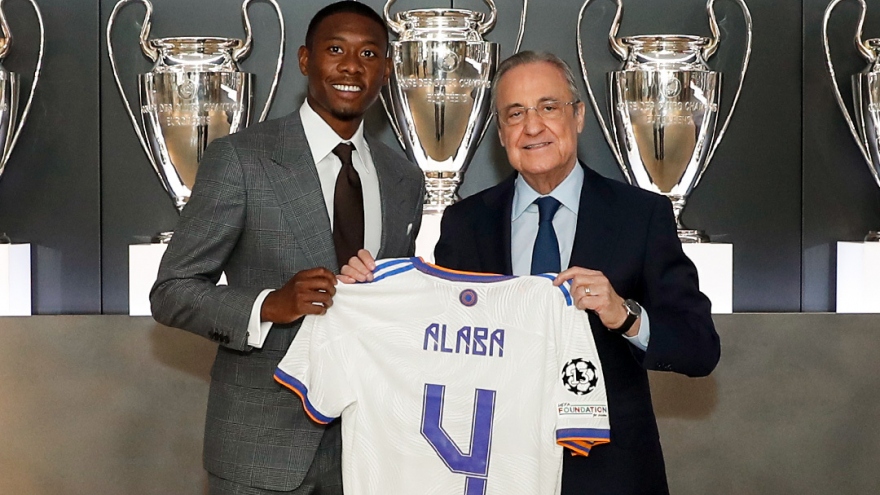 Chính thức: Alaba ra mắt Real Madrid, tiếp quản áo số 4 của Ramos