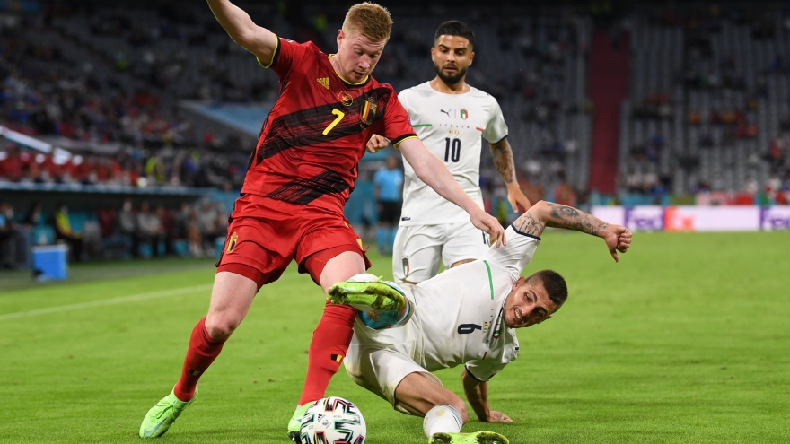 De Bruyne thừa nhận ra sân đấu Italia khi đang bị rách dây chằng mắt cá chân