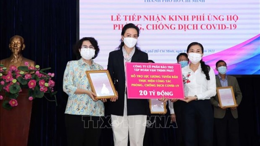 HCM City’s COVID-19 control fund receives over VND1 trillion