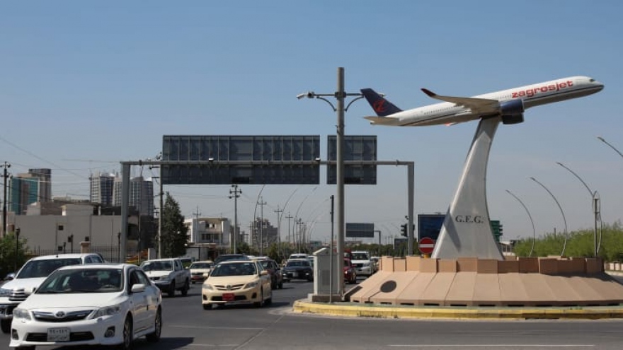 Thiết bị bay không người lái mang theo chất nổ tấn công sân bay quốc tế Erbil (Iraq)