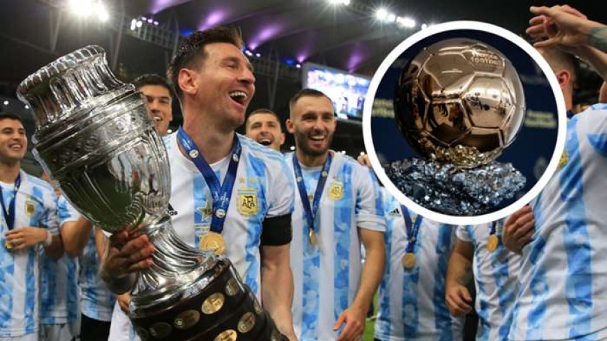 Top 10 ứng viên Quả bóng Vàng 2021: Messi bỏ xa nhà vô địch EURO 2021