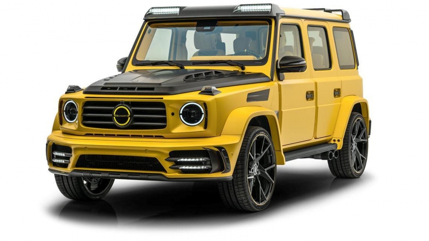 Cận cảnh Mercedes-AMG G63 với gói độ Mansory Gronos