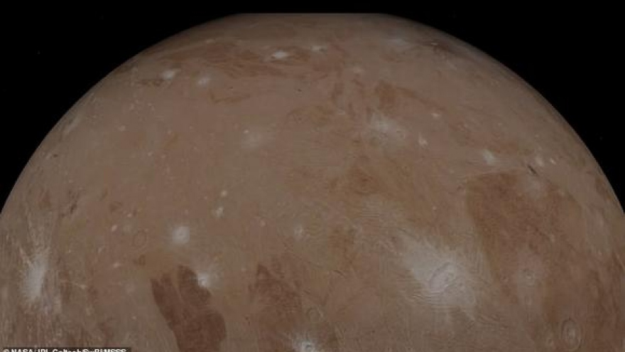 Chiêm ngưỡng hình ảnh ấn tượng về Sao Mộc và Mặt trăng Ganymede