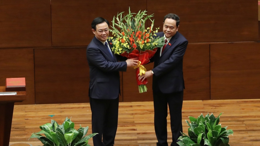 Chủ tịch Quốc hội Vương Đình Huệ nhận được sự tín nhiệm cao của đại biểu 