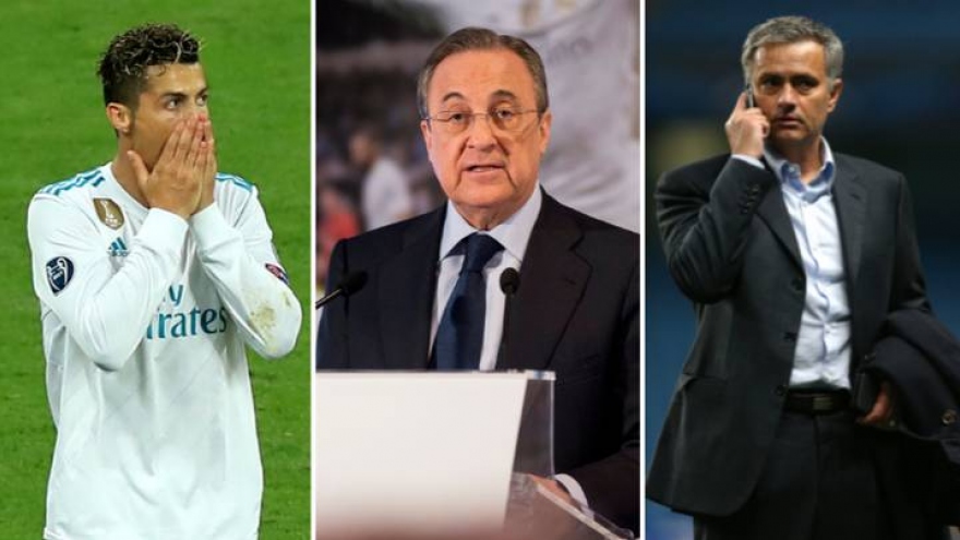 Lộ băng ghi âm Chủ tịch Real Madrid chửi bới Ronaldo và Mourinho