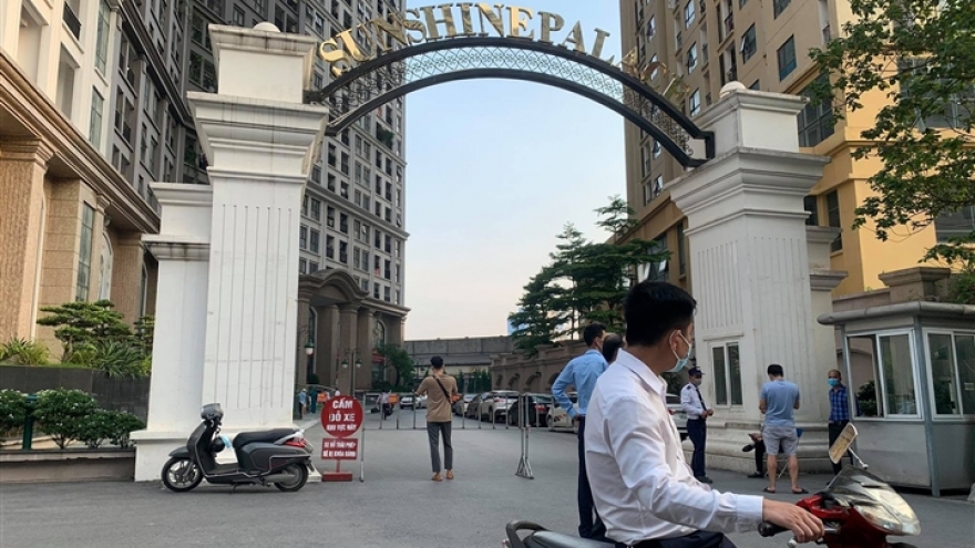 Chung cư Sunshine Palace (Hà Nội) bị phong tỏa
