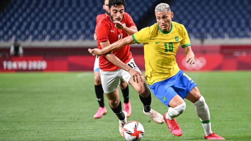 Cuộc đua vua phá lưới Olympic Tokyo 2020: Richarlison nắm lợi thế lớn