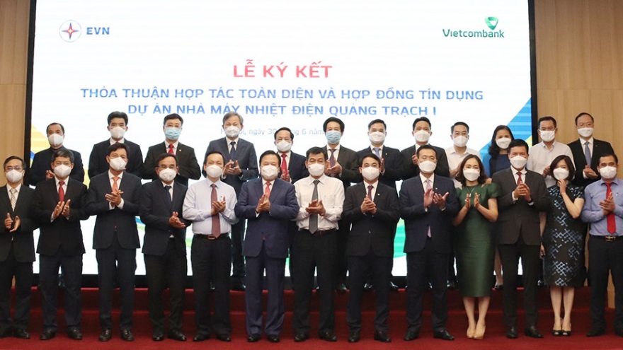 EVN và Vietcombank hợp đồng tín dụng tài trợ Nhiệt điện Quảng Trạch I