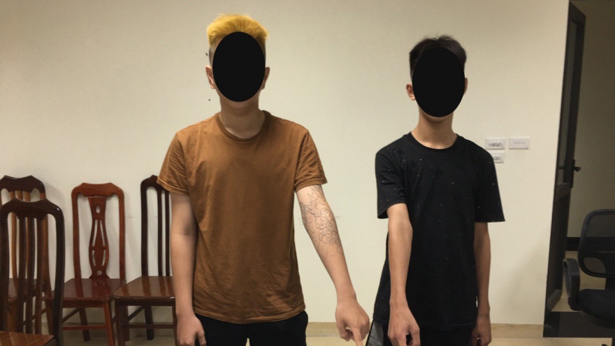 Bắt hai thiếu niên bỏ học cùng nhau đi cướp điện thoại ở Hà Nội