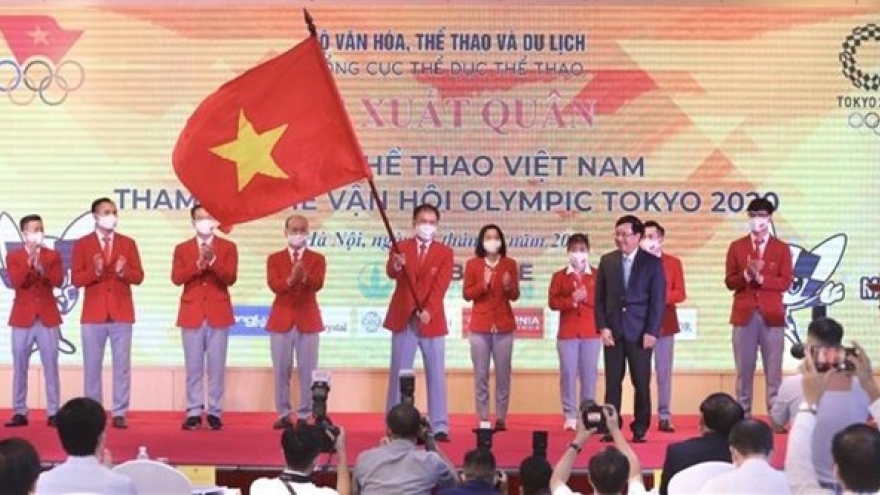 Vietnamese delegation sent off to Tokyo 2020 Olympics