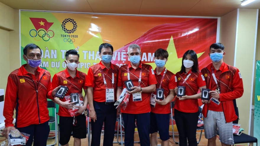 24 thành viên của Đoàn Thể thao Việt Nam dự lễ khai mạc Olympic Tokyo 2020