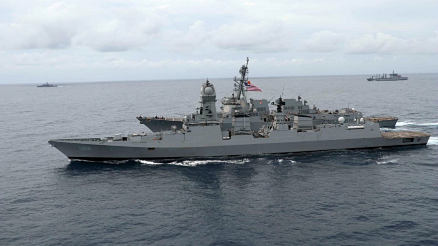 Tàu Hải quân Ấn Độ tới Guam, chuẩn bị tập trận Malabar-21