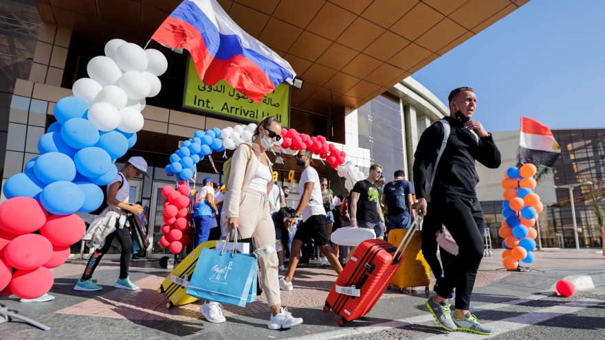 Ai Cập vui mừng đón du khách Nga trở lại