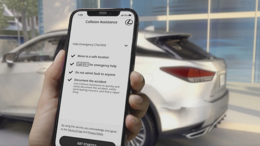 Toyota và Lexus giới thiệu dịch vụ hỗ trợ người dùng sau tai nạn