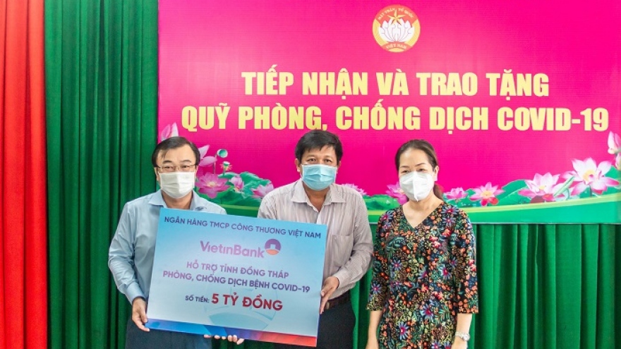 VietinBank dành hơn 27 tỷ đồng hỗ trợ các tỉnh phía Nam phòng, chống dịch