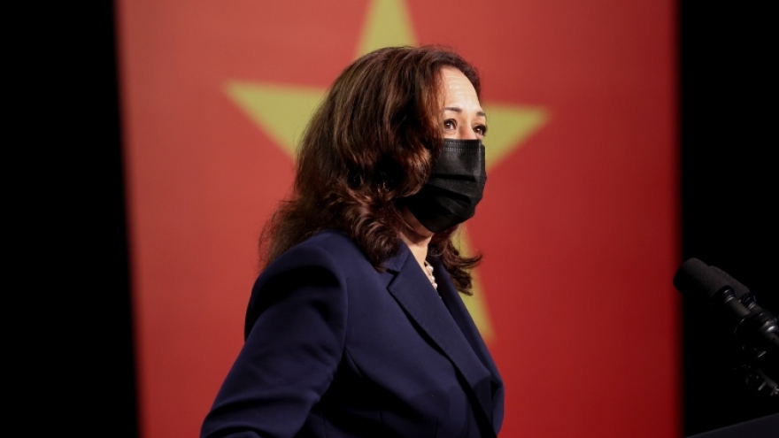 US, Vietnam 'making progress together', says VP Harris