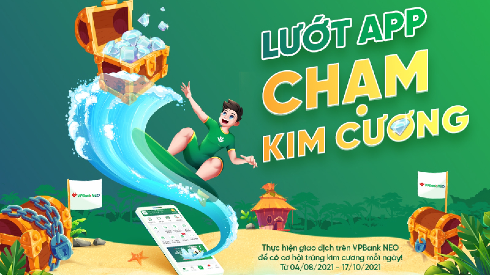 VPBank tặng bộ trang sức kim cương 100 triệu đồng cho khách hàng