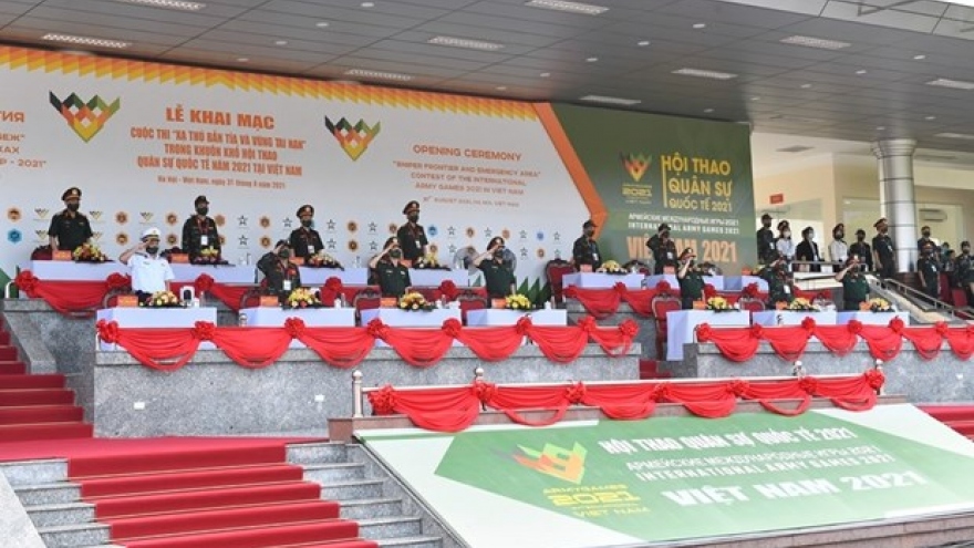 Contests of Army Games 2021 kicks off in Vietnam