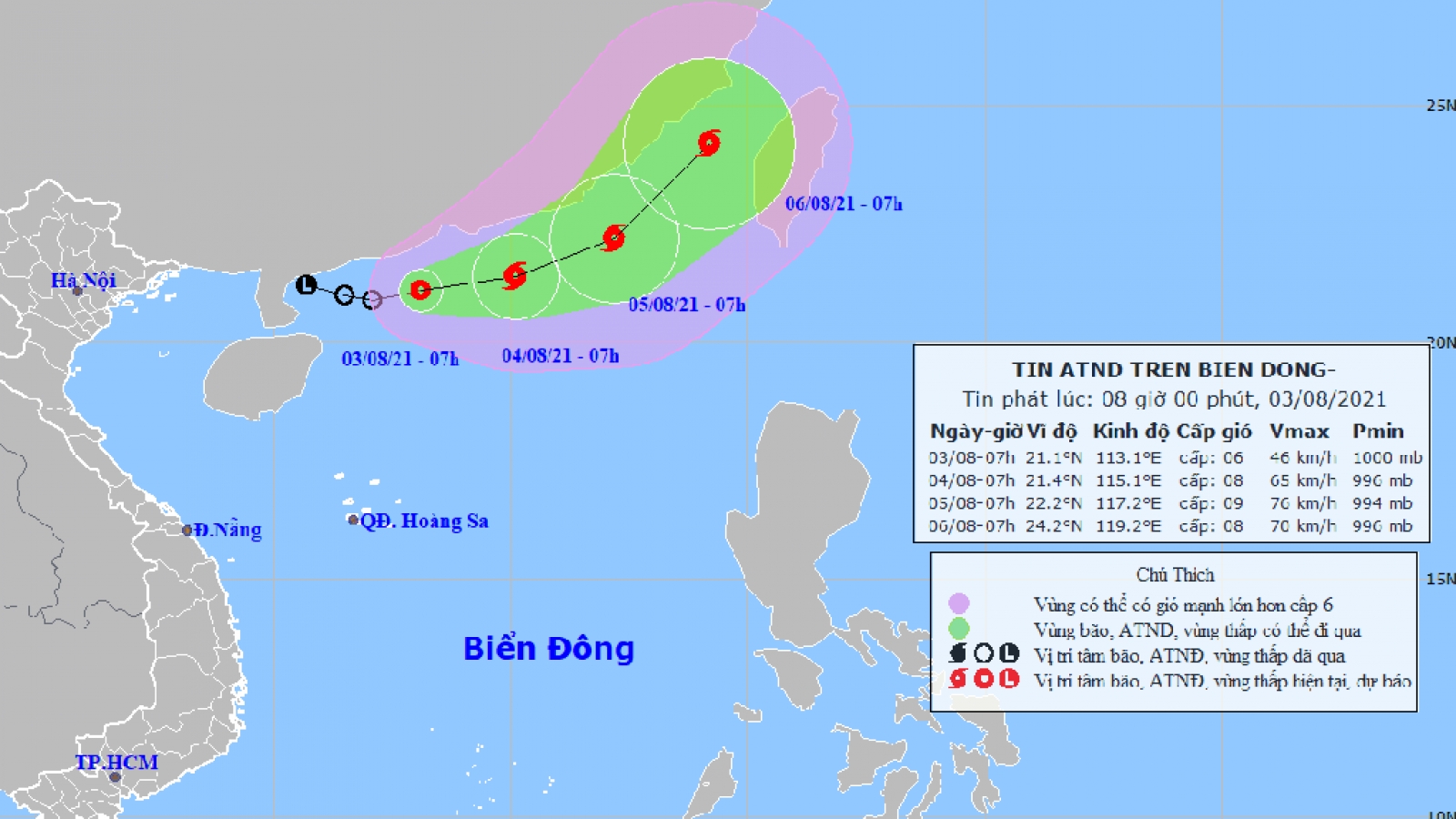 Tropical depression in East Sea to impact Gulf of Tonkin