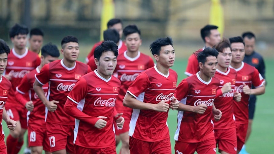 Vietnam train behind closed doors ahead of World Cup qualifiers