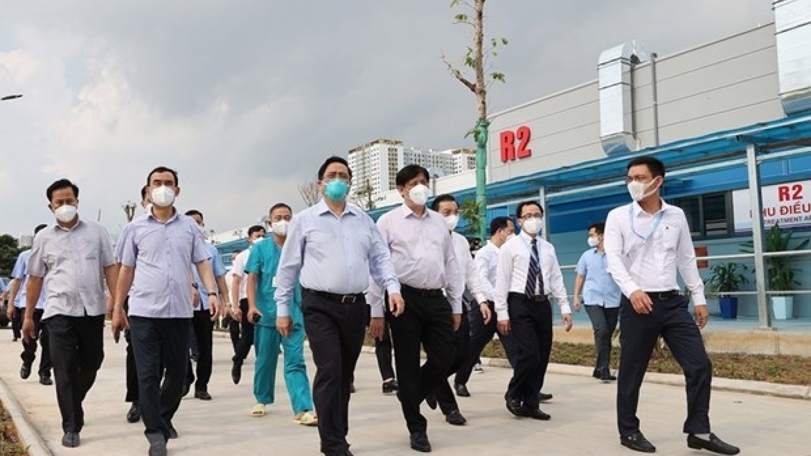 PM inspects COVID-19 prevention, control in Hanoi