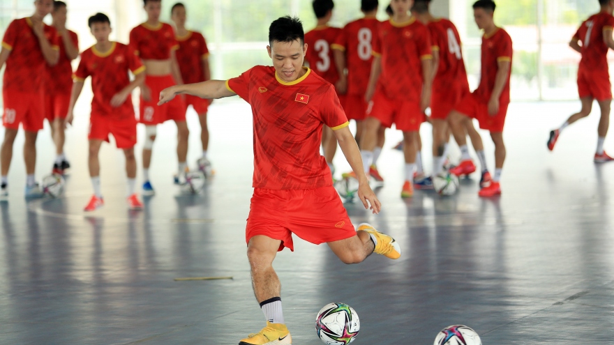 ĐT Futsal Việt Nam tăng tốc chuẩn bị cho World Cup