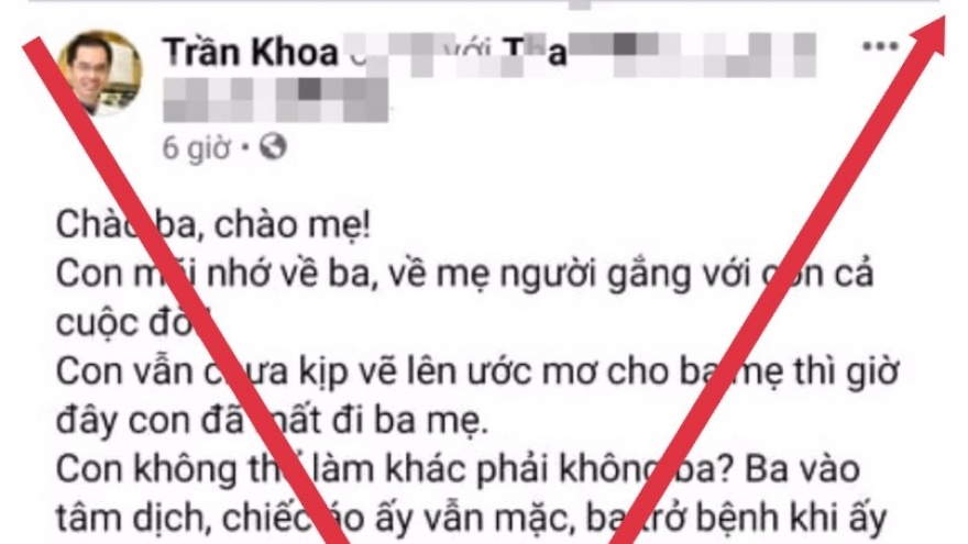 TP.HCM đang xác minh hành vi đưa tin giả vụ "bác sĩ Khoa" để trục lợi 