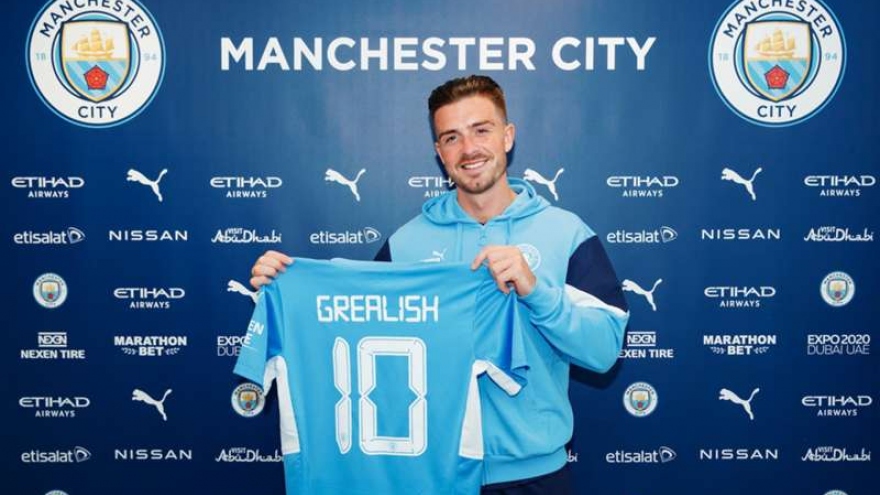 Man City chính thức công bố "bom tấn" Jack Grealish