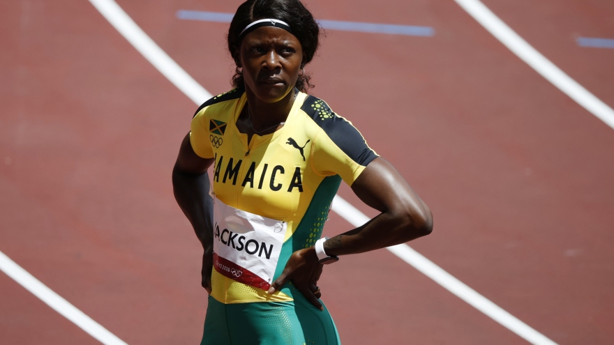 Đi bộ về đích, siêu sao điền kinh Jamaica bị loại "cay đắng" ở Olympic Tokyo 
