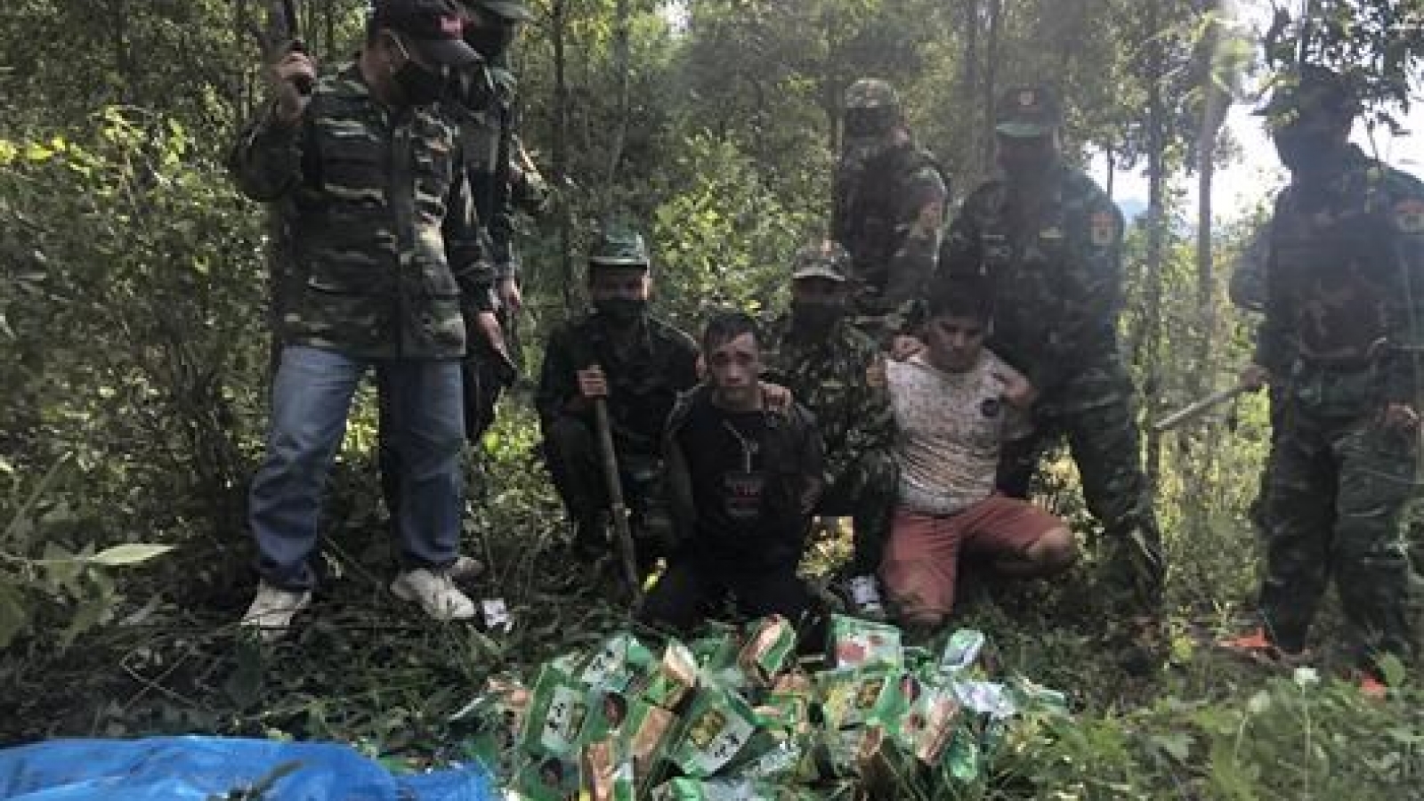 Three arrested for smuggling 46kg of crystal meth from Laos into Vietnam