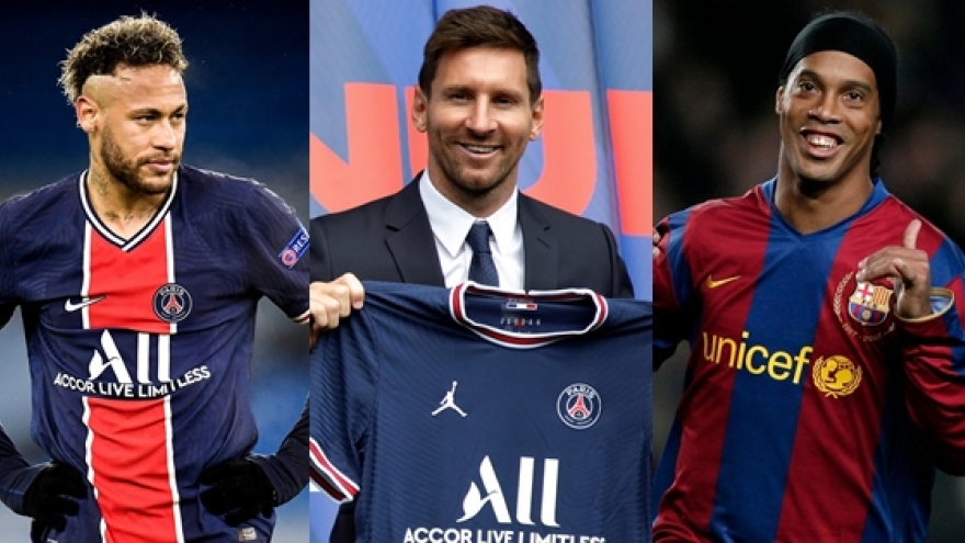 Lionel Messi và top 10 ngôi sao từng khoác áo cả Barca lẫn PSG