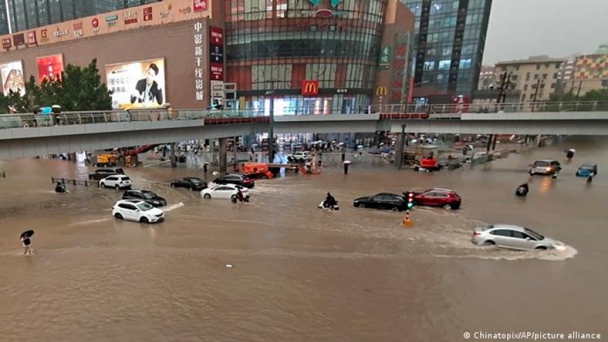 Nhiều tỉnh, thành phố Trung Quốc hứng chịu thiên tai do mưa lũ