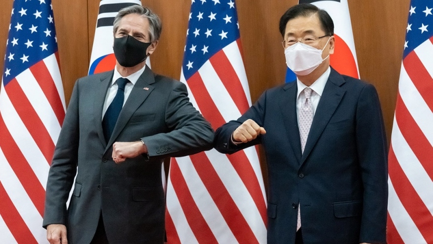 Ngoại trưởng Hàn Quốc và Mỹ thảo luận vấn đề Triều Tiên