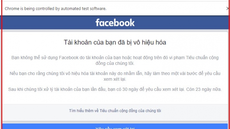 Tài khoản Facebook “bốc hơi” – Giới hạn của phép tắc cộng đồng