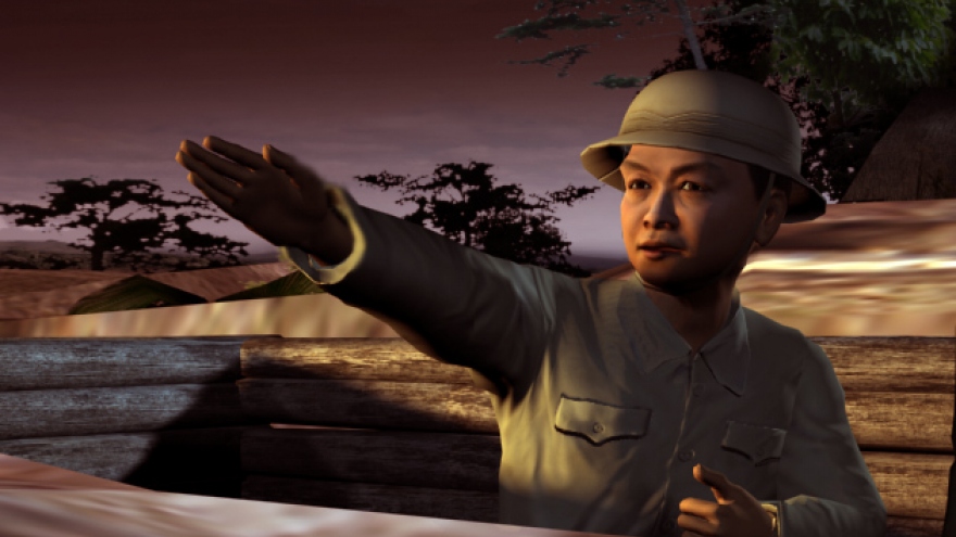 Hình ảnh Đại tướng Võ Nguyên Giáp trong phim hoạt hình 3D